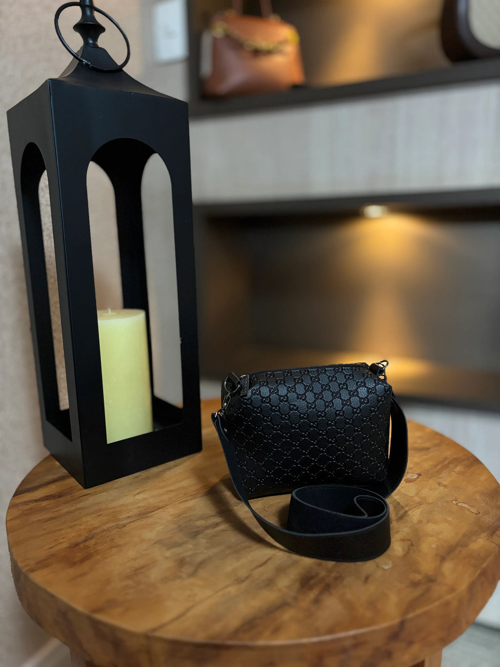 Bolsa Gucci Messenger GG Supreme Preta