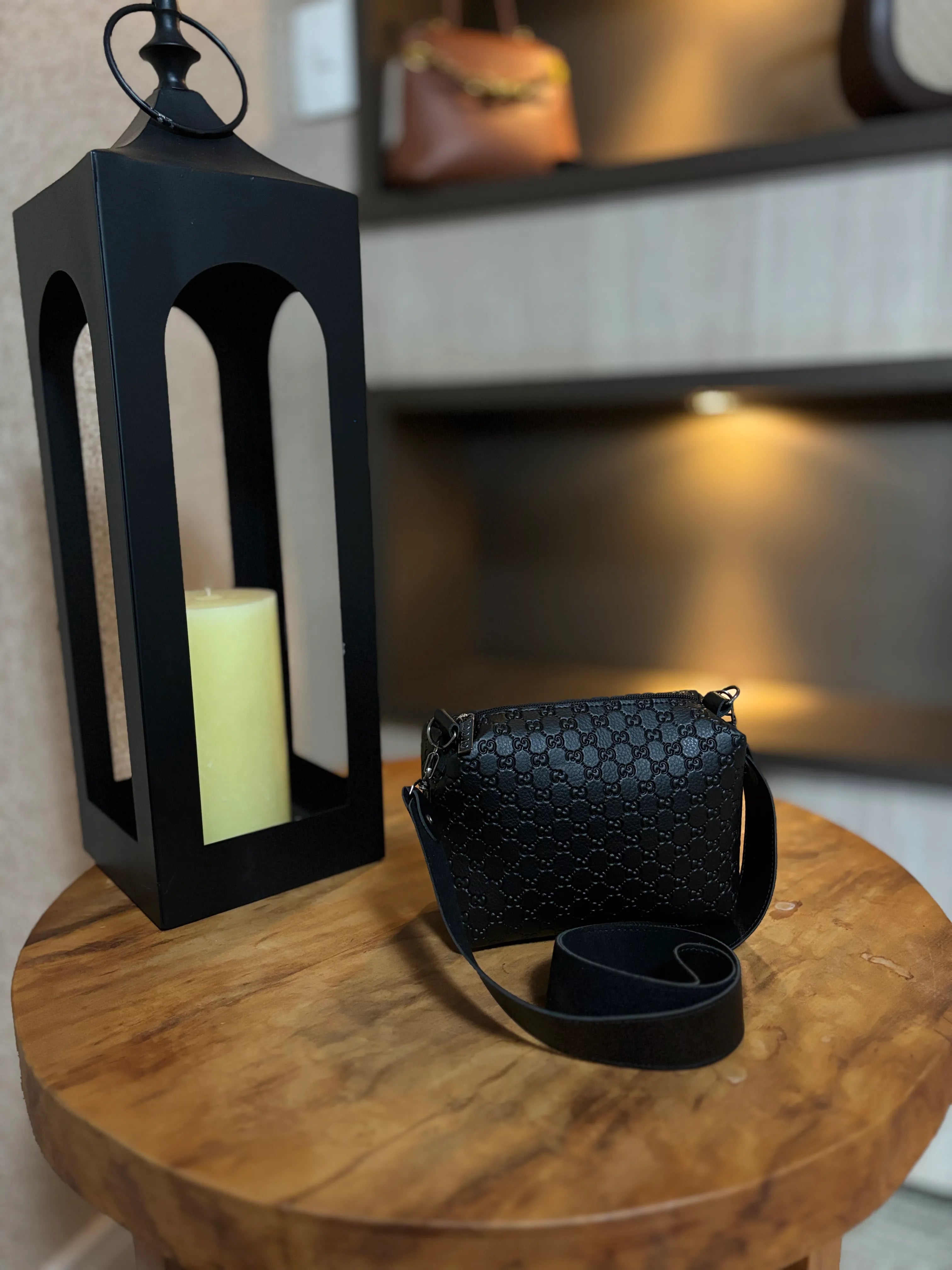 Bolsa Gucci Messenger GG Supreme Preta