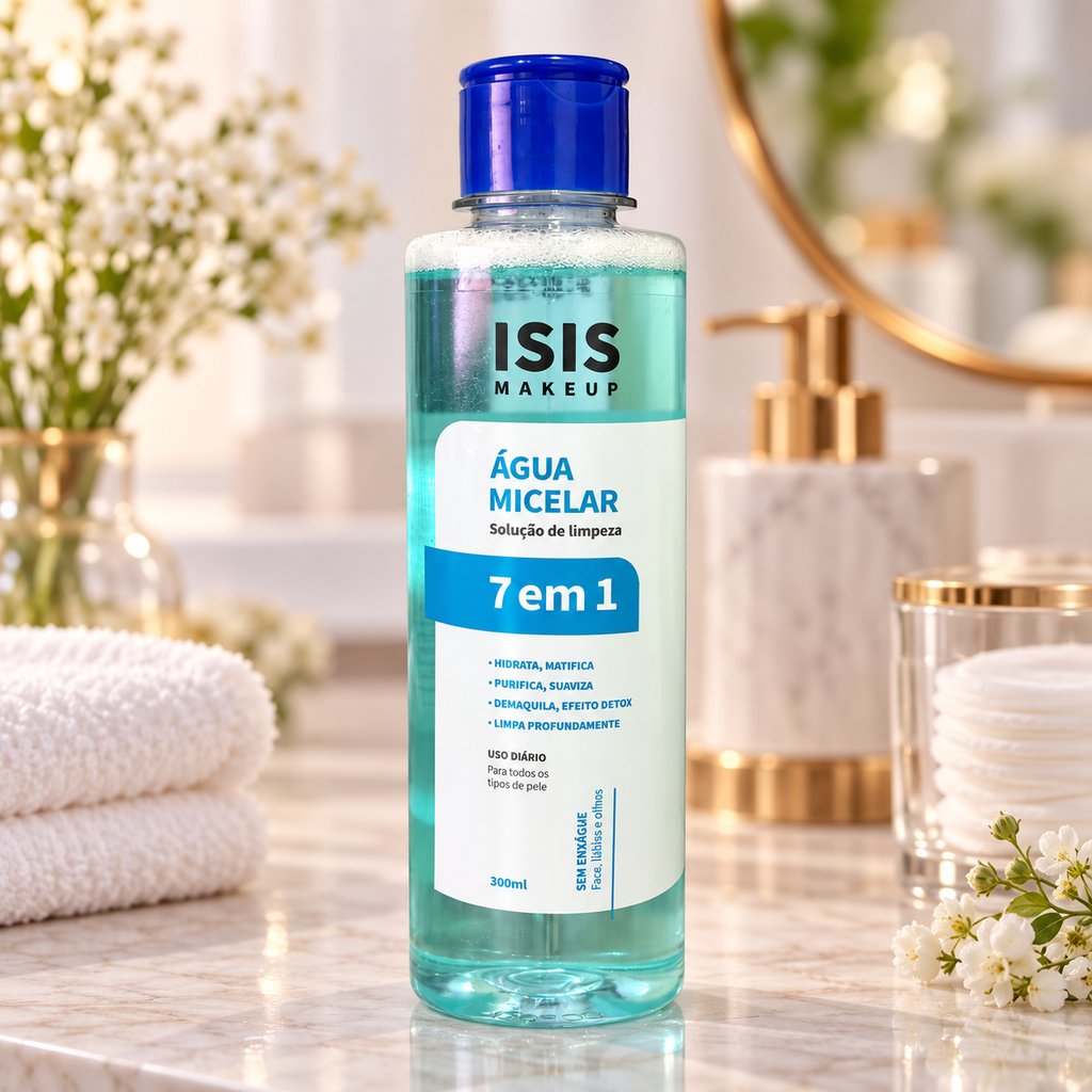 Água Micelar 7 em 1 ISIS Makeup 300ml