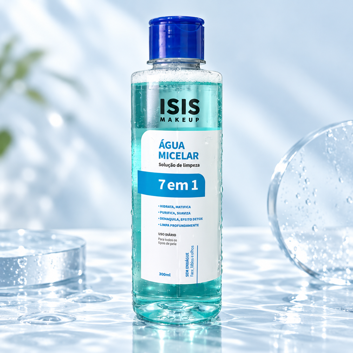 Água Micelar 7 em 1 ISIS Makeup 300ml