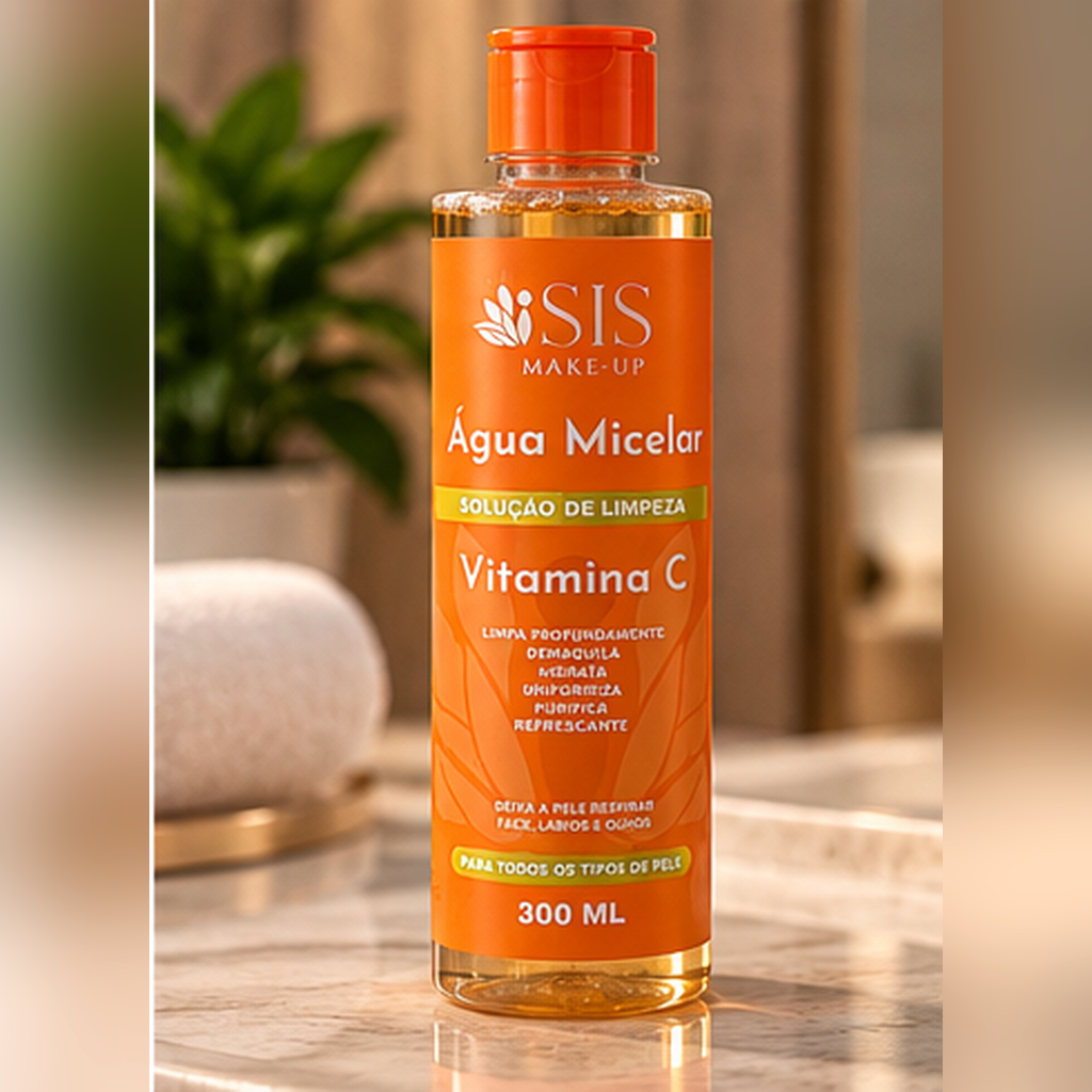 Água Micelar Vitamina C ISIS Make-Up 300ml - foto profissional 4