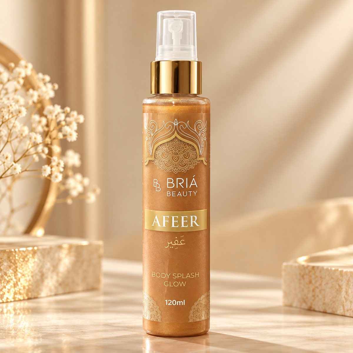 Body Splash Glow Afeer Briá Beauty 120ml