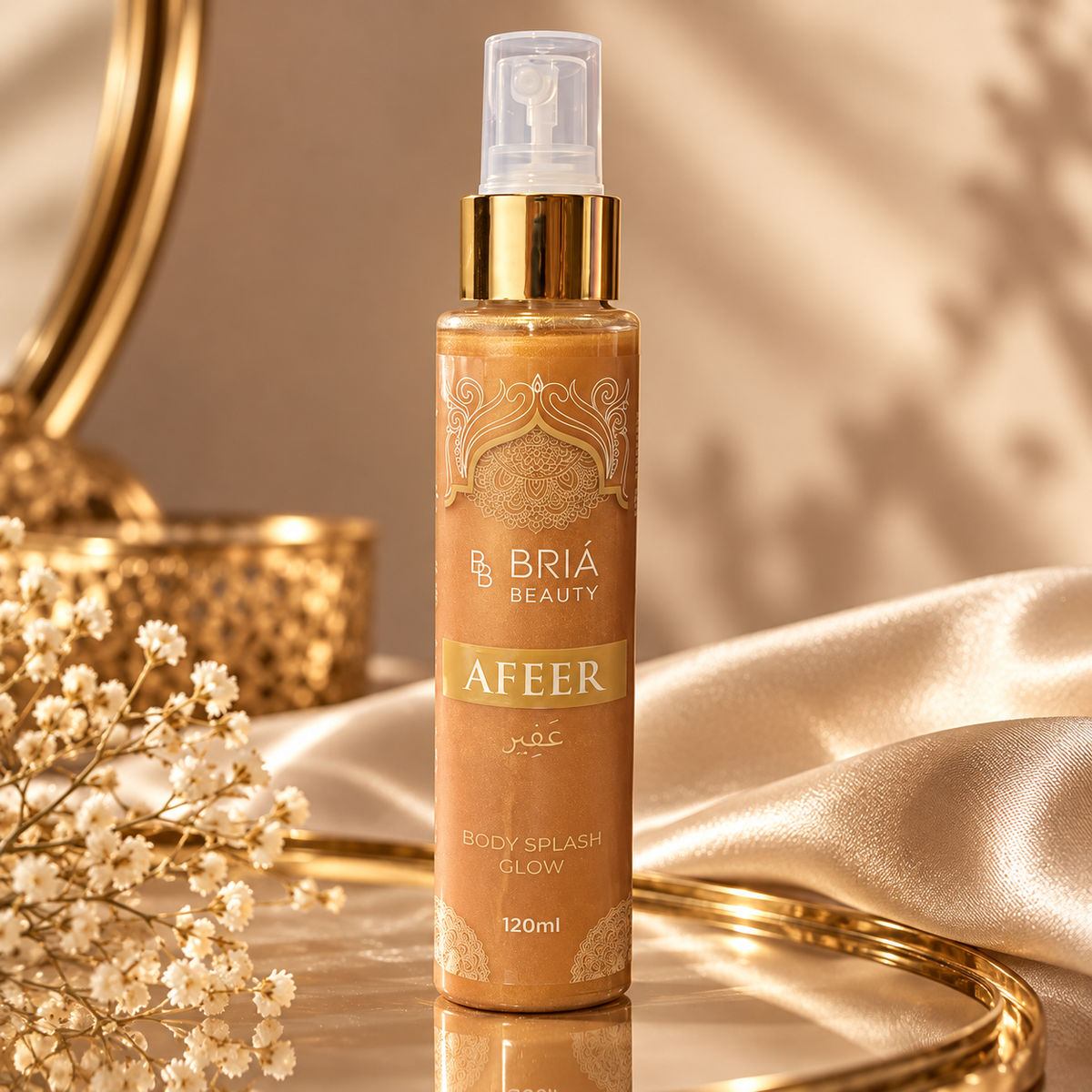 Body Splash Glow Afeer Briá Beauty 120ml