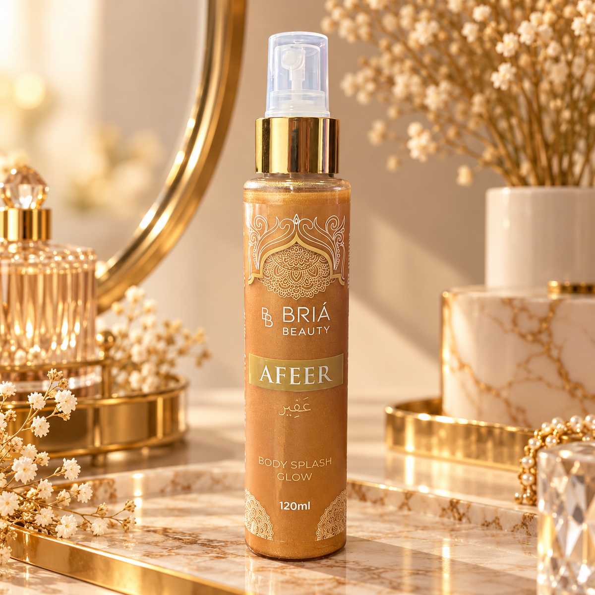 Body Splash Glow Afeer Briá Beauty 120ml