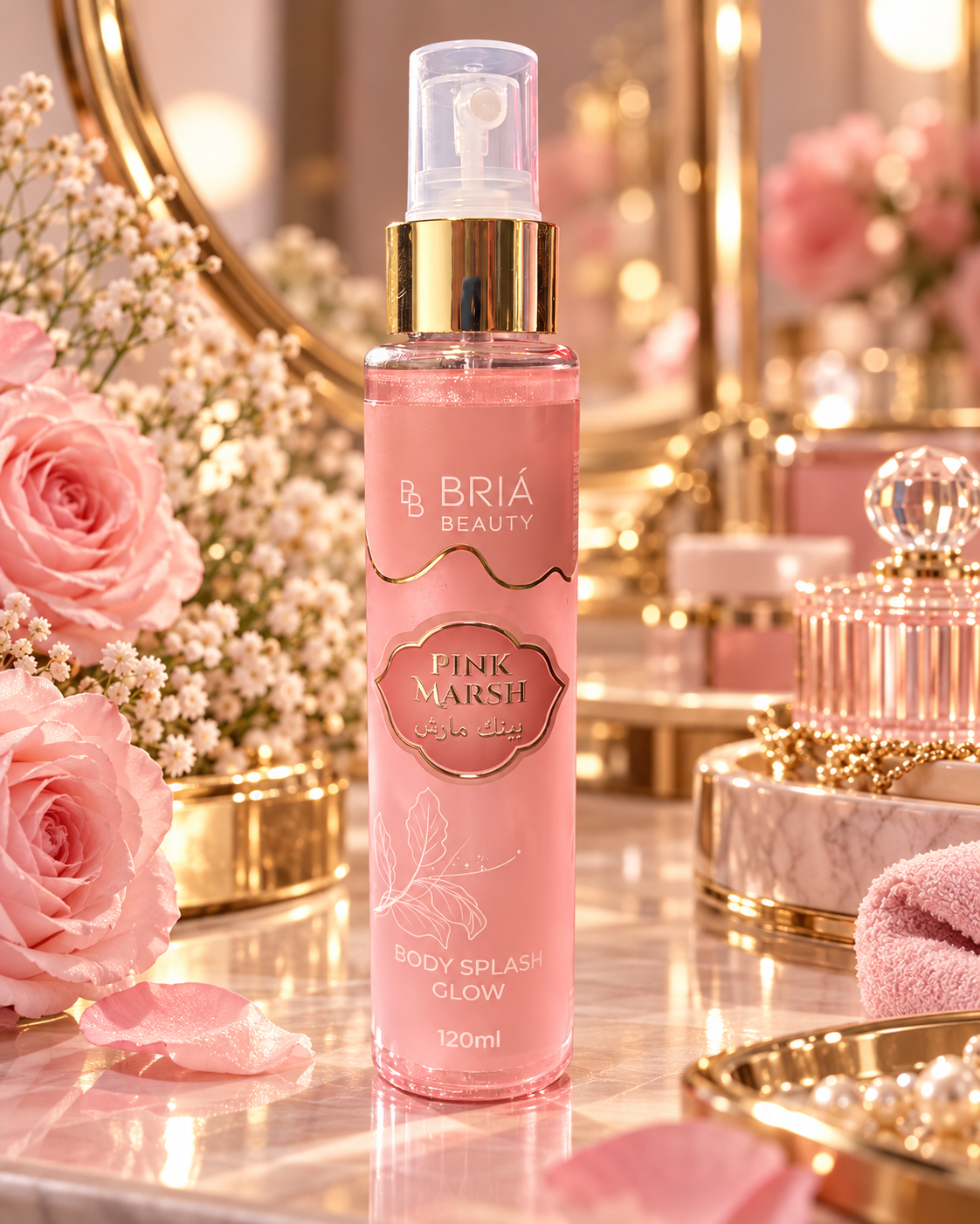 Body Splash Glow Pink Marsh Briá Beauty 120ml