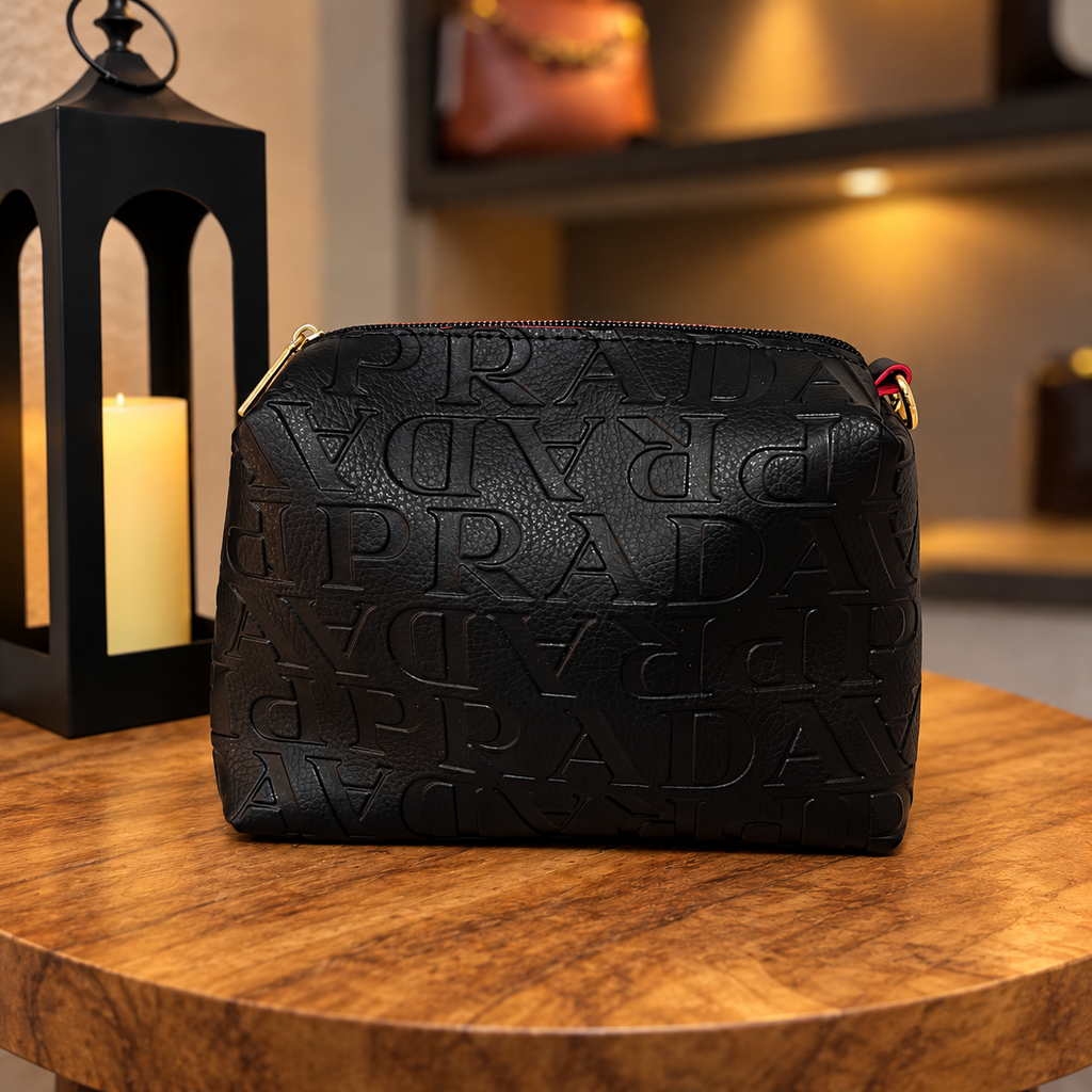 Bolsa mini preta - vista traseira
