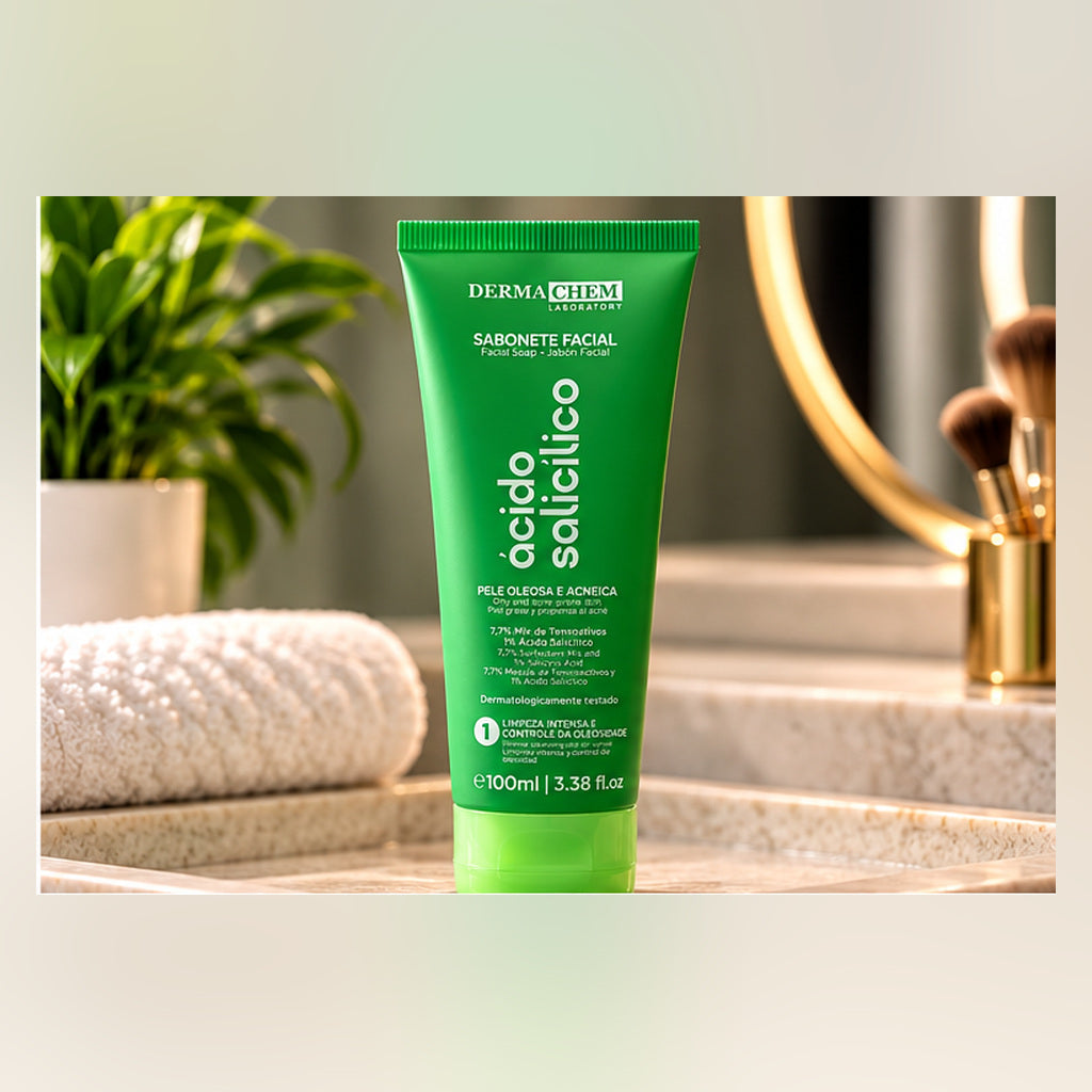 Sabonete Facial Ácido Salicílico Dermachem 100ml - imagem profissional 2