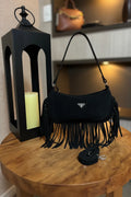 Bolsa Prada Hobo com Franjas 2 Cores
