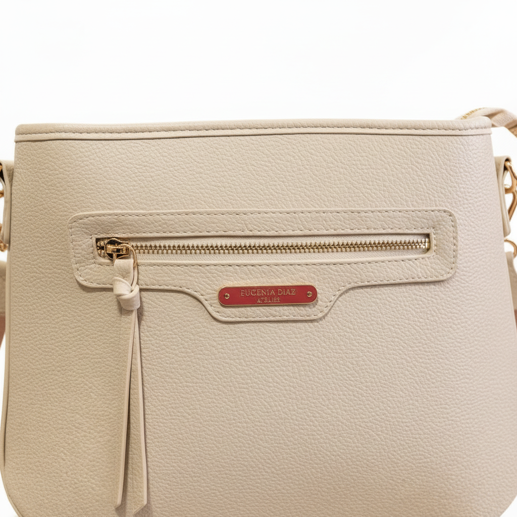 Bolsa Crossbody Chic Ivory — Detalhes