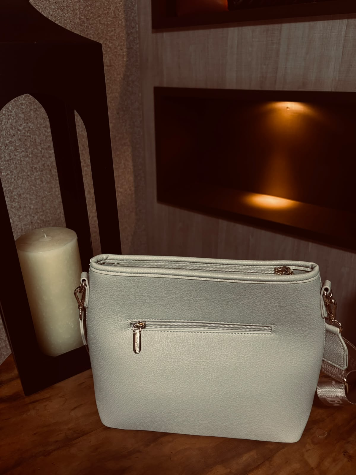 Bolsa Crossbody Chic Ivory