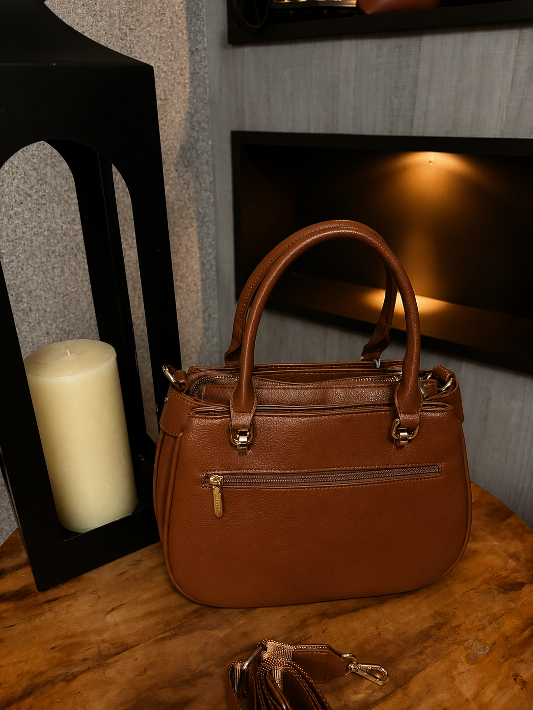 Bolsa Caramel Gold Prestige