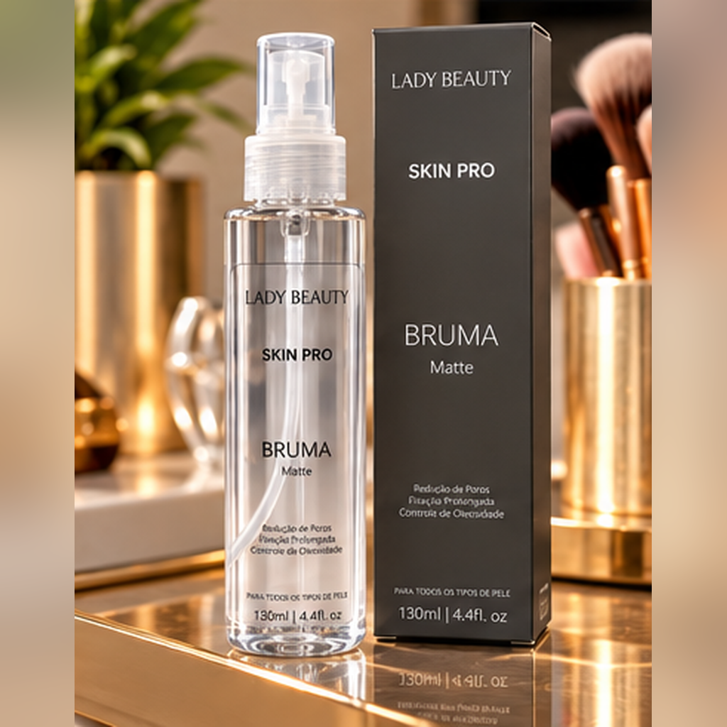 Bruma Facial Matte Skin Pro Lady Beauty 130ml - foto profissional 4