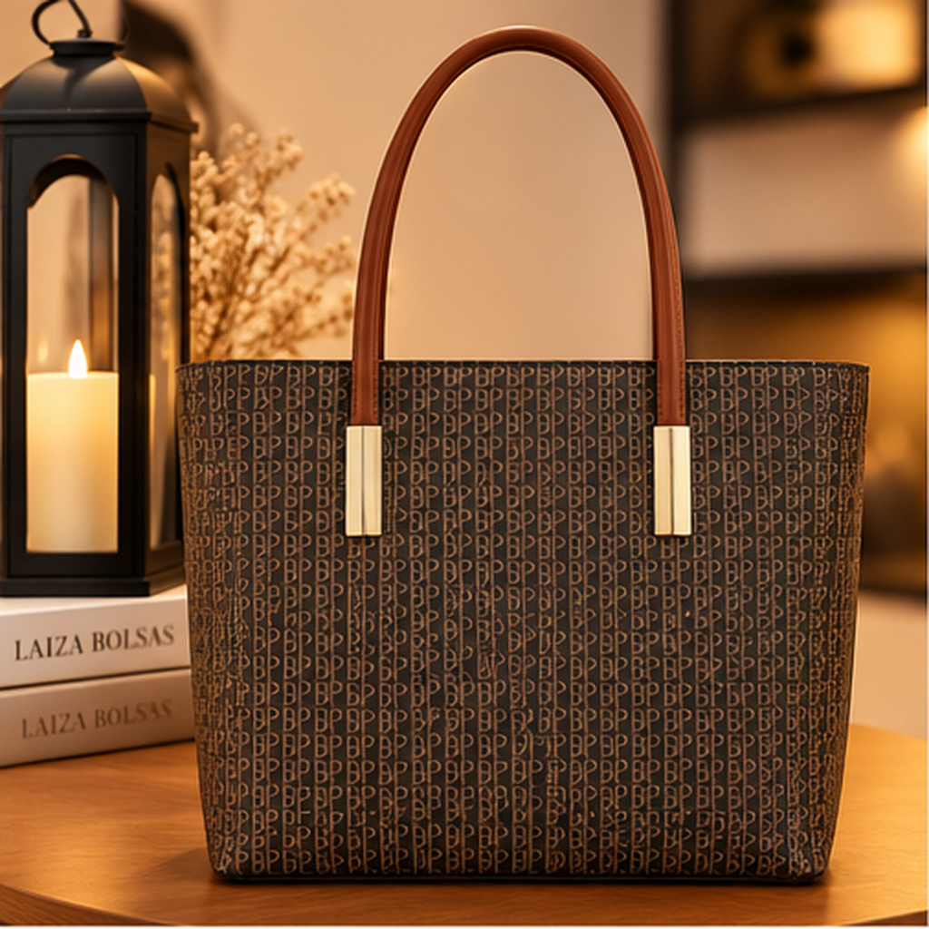 Bolsa Tote Monograma BP, frente