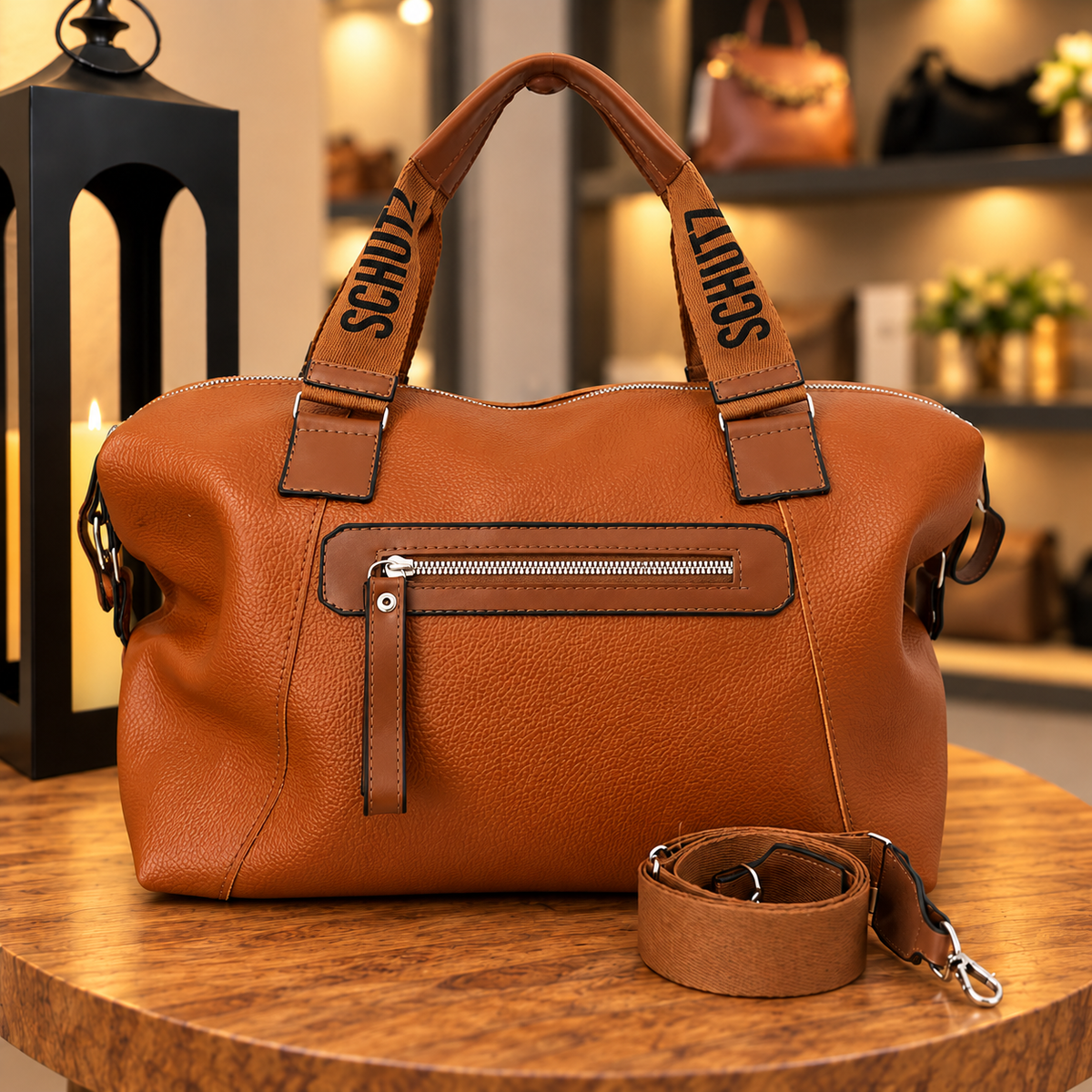 Urban Caramel — verso e bolso externo