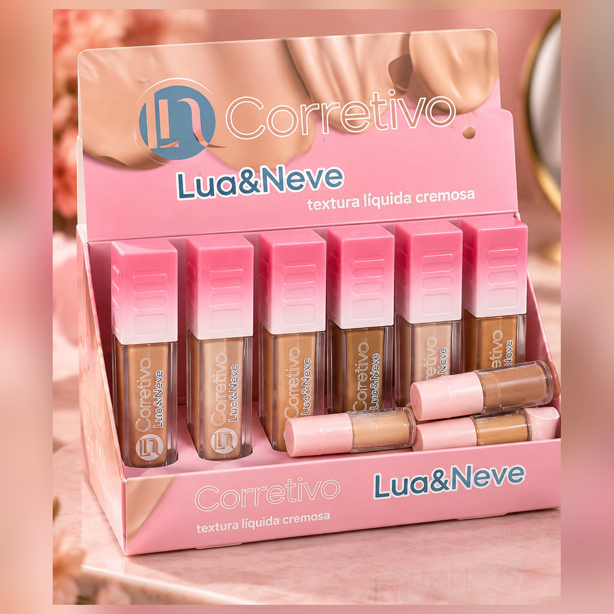 Corretivo Líquido Cremoso Lua & Neve - imagem profissional 1
