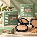 Pó Compacto Matte Vegano Max Love - nova apresentação profissional ilustrativa 1