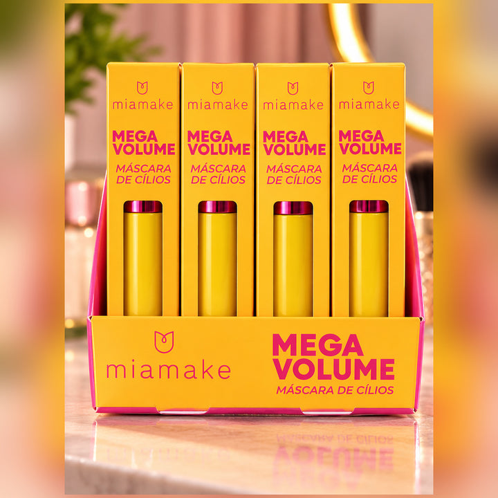 Máscara de Cílios Mega Volume Mia Make