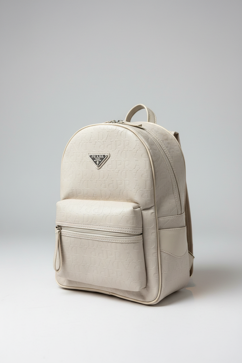 Mochila Prada Off-White - Vista Frontal